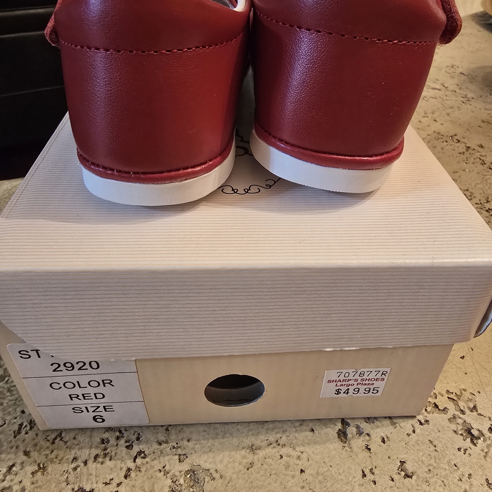 Angel Dear Red Kids Dress Shoes